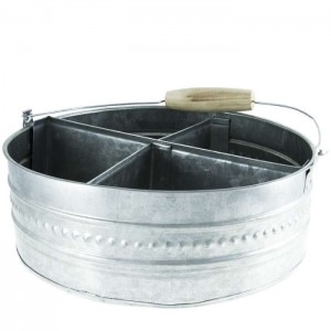 ظرف چهار خانه مدل تک دسته گرد-29143