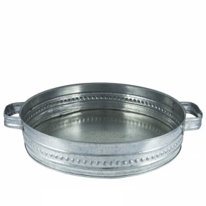 سینی گالوانیزه مدل دو دسته گرد متوسط-29144