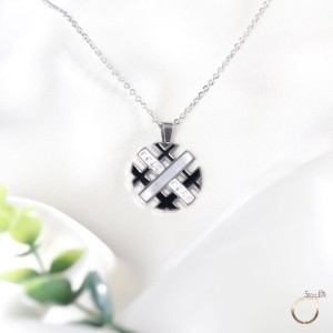 نیم ست نگین دار-77168