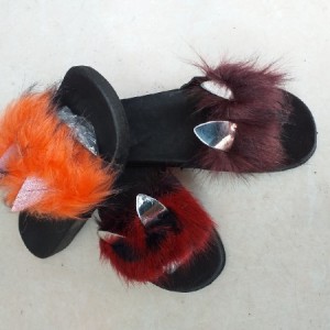 دمپایی خزدار روفرشی دخترانه-127188