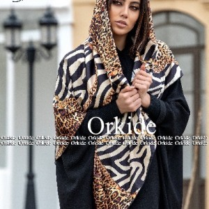 روسری نخ ابریشم گارزا ارکیده 122-68-63313