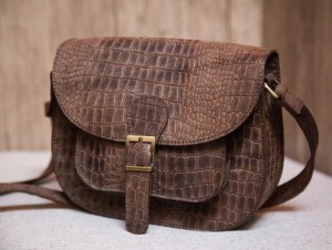 کیف دوشی زنانه چرم طبیعی