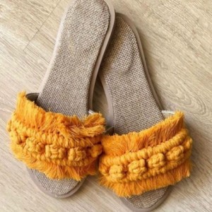 صندل مکرومه دستبافت