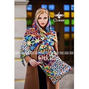 روسری نخی امانوئل برند ارکیده کد60