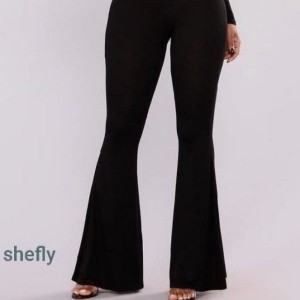 شلوار کمر کش لگ سورن دمپا گشاد-147972