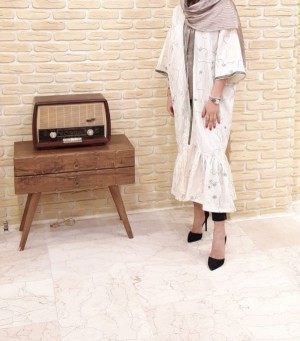 مانتو نواردوزی شده پری