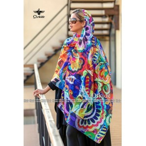 شال نخی وال دیجیتال 105-86 برند ارکیده