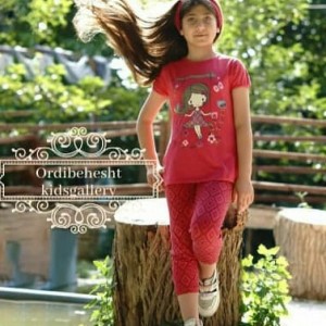 ست دخترانه تیشرت و ساپورت تن زین-79337