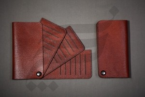 کیف کارت چرم بزی